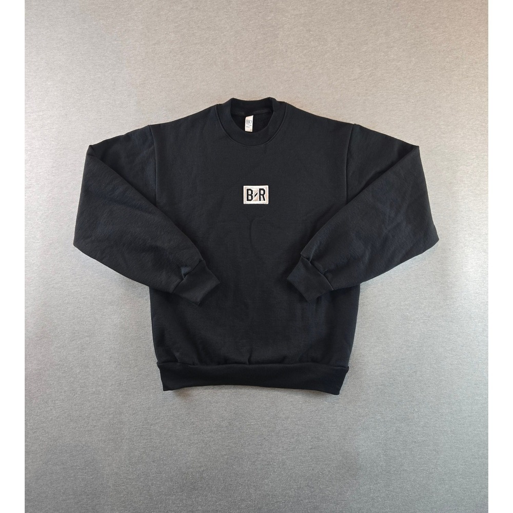 Los Angeles Apparel x Bleacher Report Sweatshirt Men Small Black 14 oz. Fleece
